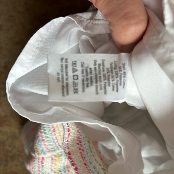 Janie and Jack Multicolored Spring Easter Tweed Jacket Set 3T - Picture 9 of 9